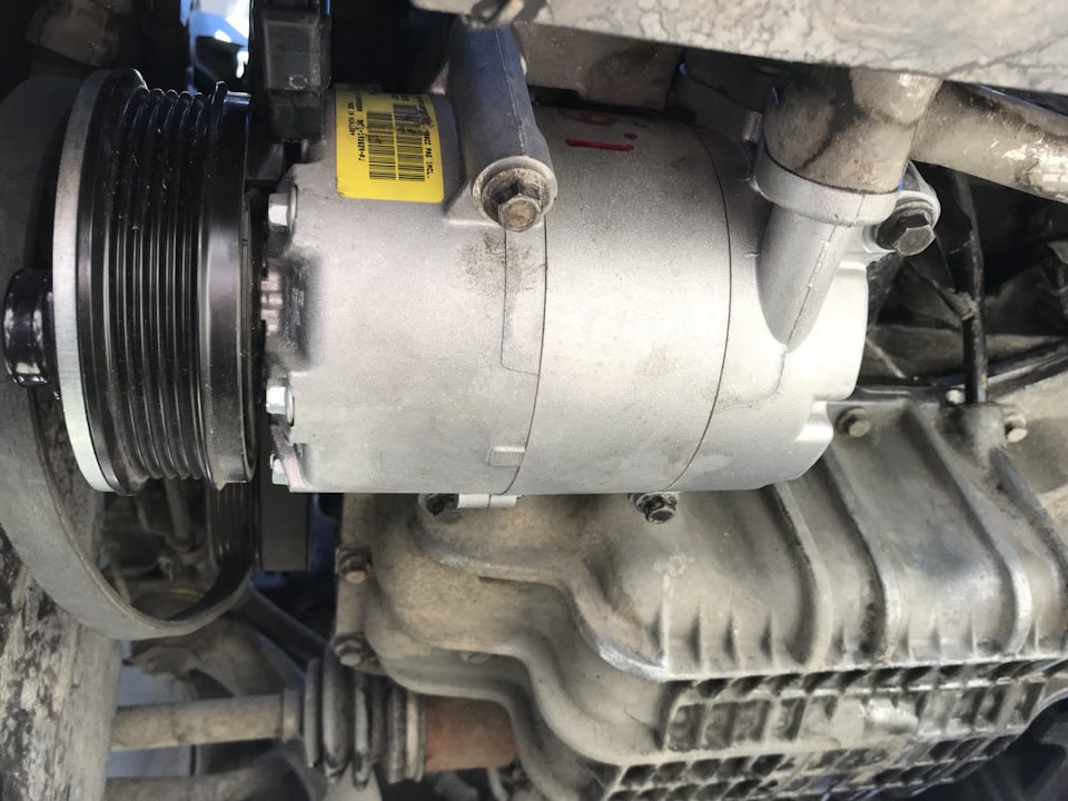 Замена компрессора